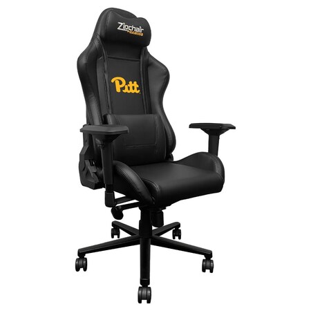 Dreamseat Xpression Pro Gaming Chair with Pittsburgh Panthers Secondary Logo XZXPPRO032-PSCOL12123A